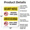 Signmission Weapon Free Zone Bilingual OSHA Security Notice Sign, Aluminum, 10in W x 14in L, 2PK OS-2PACK-SN-A-1014-L-11684 - alternate 4